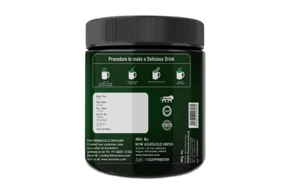 Hoovera Moringa Powder – 100% Organic & Natural Superfood (100gm)