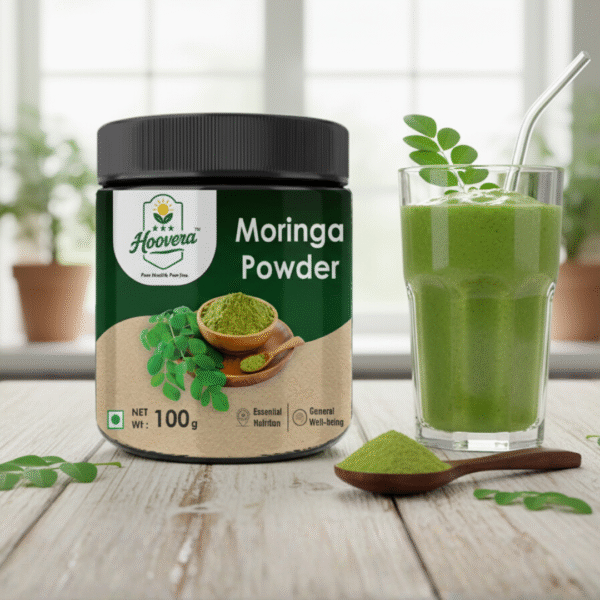 Hoovera Moringa Powder – 100% Organic & Natural Superfood (100gm)